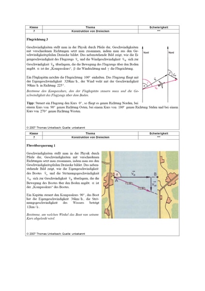 Datei:Schwierigere Aufgaben zur Konstruktion von Dreiecken.pdf