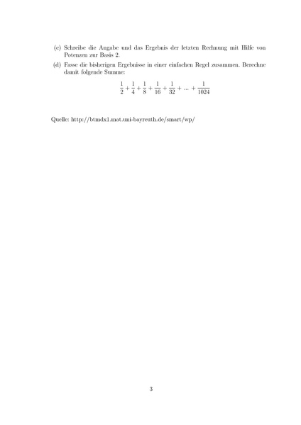 Datei:Übungen zur Addition und Subtraktion von Brüchen - Aufgaben.pdf