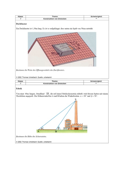 Datei:Mittlere Aufgaben zur Konstruktion von Dreiecken.pdf