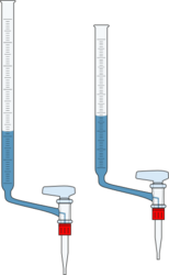 Bürette mit Seitenhahn