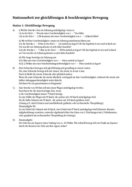 Datei:Übungsaufgaben Bewegungsgleichungen.pdf