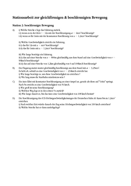Datei:Übungsaufgaben Bewegungsgleichungen.pdf