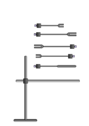 Stativ-Material kleine Auswahl