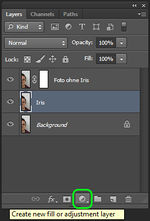 Einstellungsebene erstellen
