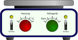 Rühr- und Heizplatte