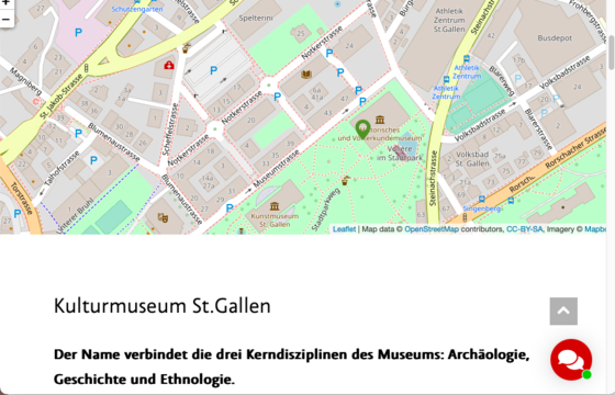 Tourismusinformation Lageplan ↗︎