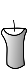 Kerze ohne Flamme.svg