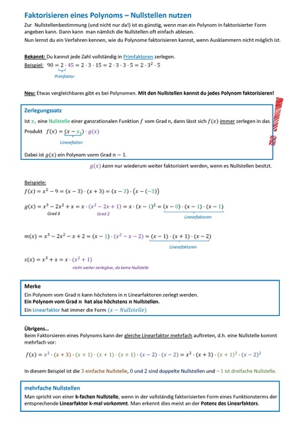 Datei:Polynome faktorisieren.pdf