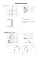 Arbeitsblatt "Achsensymmetrie herstellen"