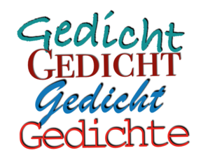 Landingpage: Mit Gedichten arbeiten