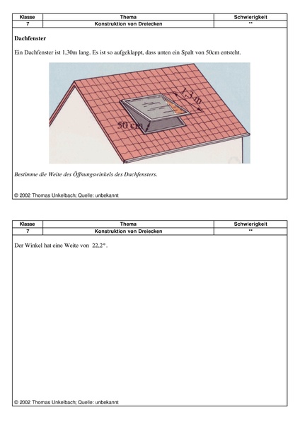 Datei:Normale Aufgaben zur Konstruktion von Dreiecken Lösungen.pdf
